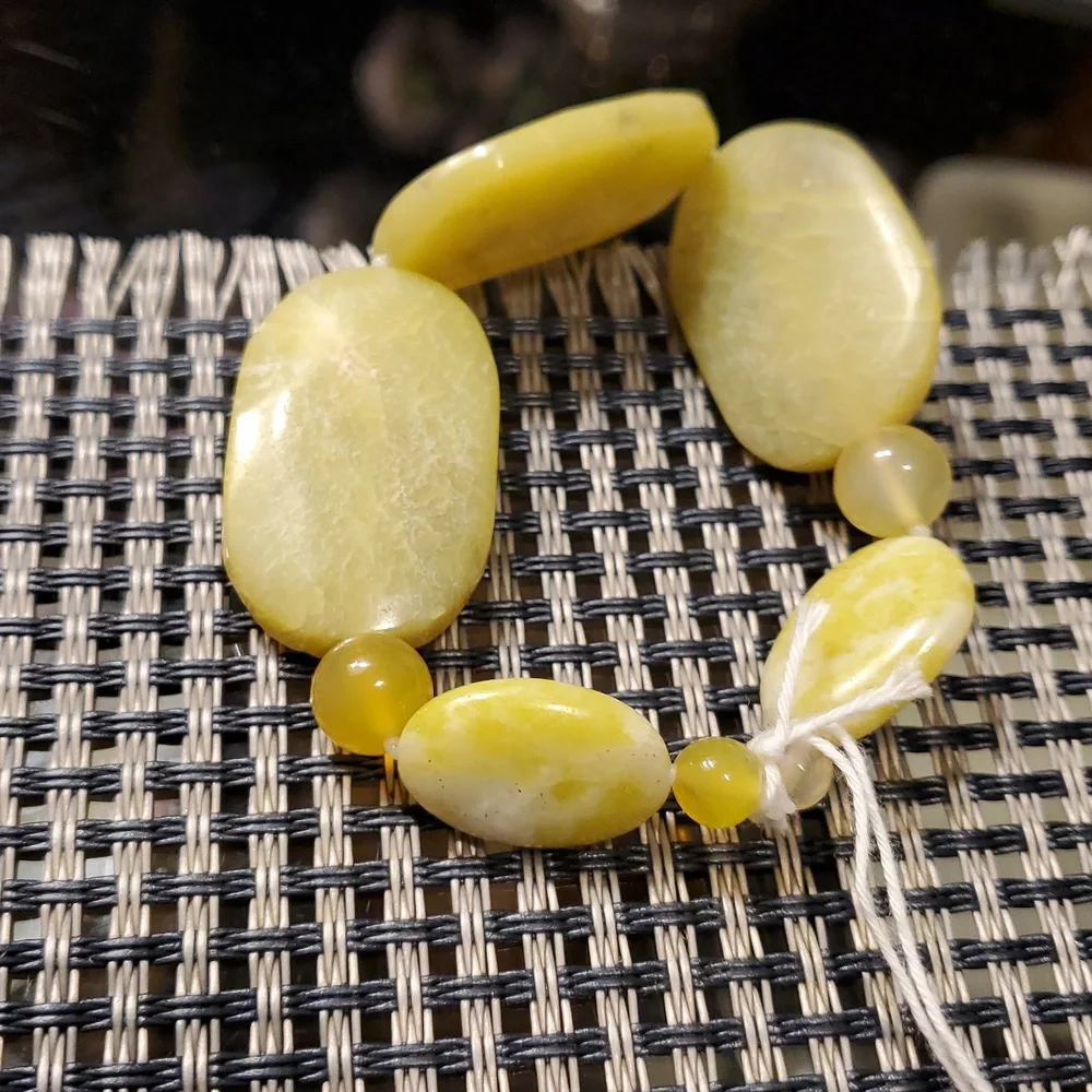 210 Ct Green Genuine  Nephritis  Bracelet